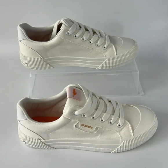 Rocket Dog Women’s White Sneakers Casual - 9 - Picture 2 of 9